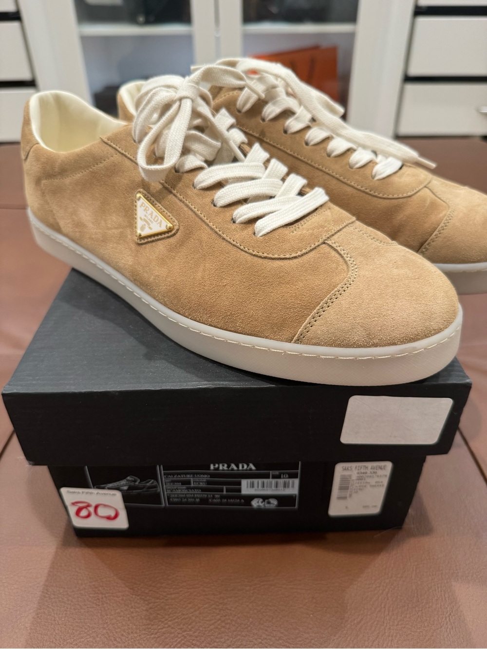 Prada Men’s Suede Sneakers Size UK 10 / US 11